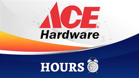 ace hardware hours saturday